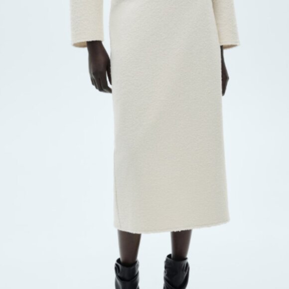 MANGO BOUCLE MIDI SKIRT - Picture 2 of 6